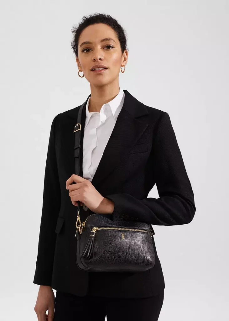 Carlton Crossbody Bag, Black, hi-res
