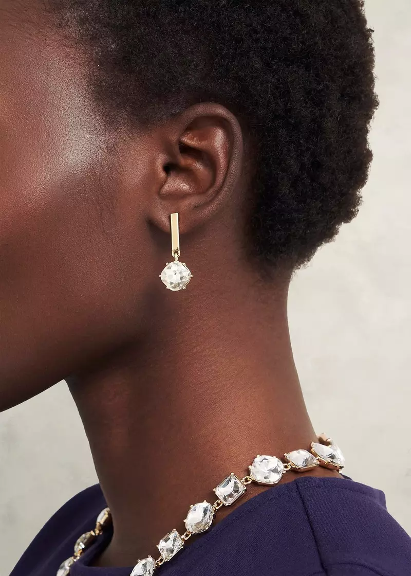 Aria Earring, Gold, hi-res