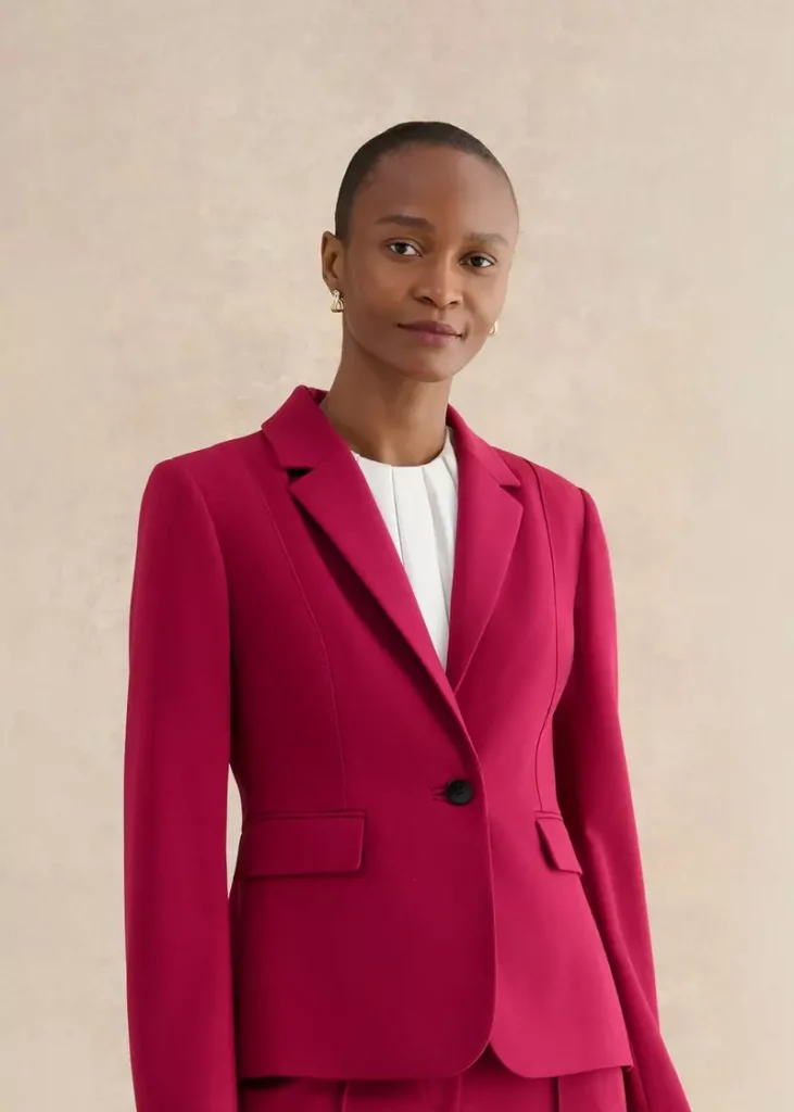 Petite Gemma Suit Jacket, Beetroot Pink, hi-res