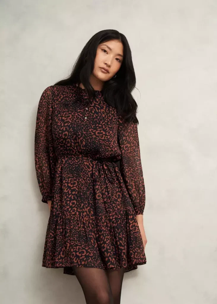 Monikah Dress, Black Copper, hi-res
