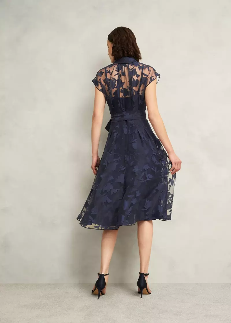 Petite Tess Shirt Dress, Midnight Navy, hi-res