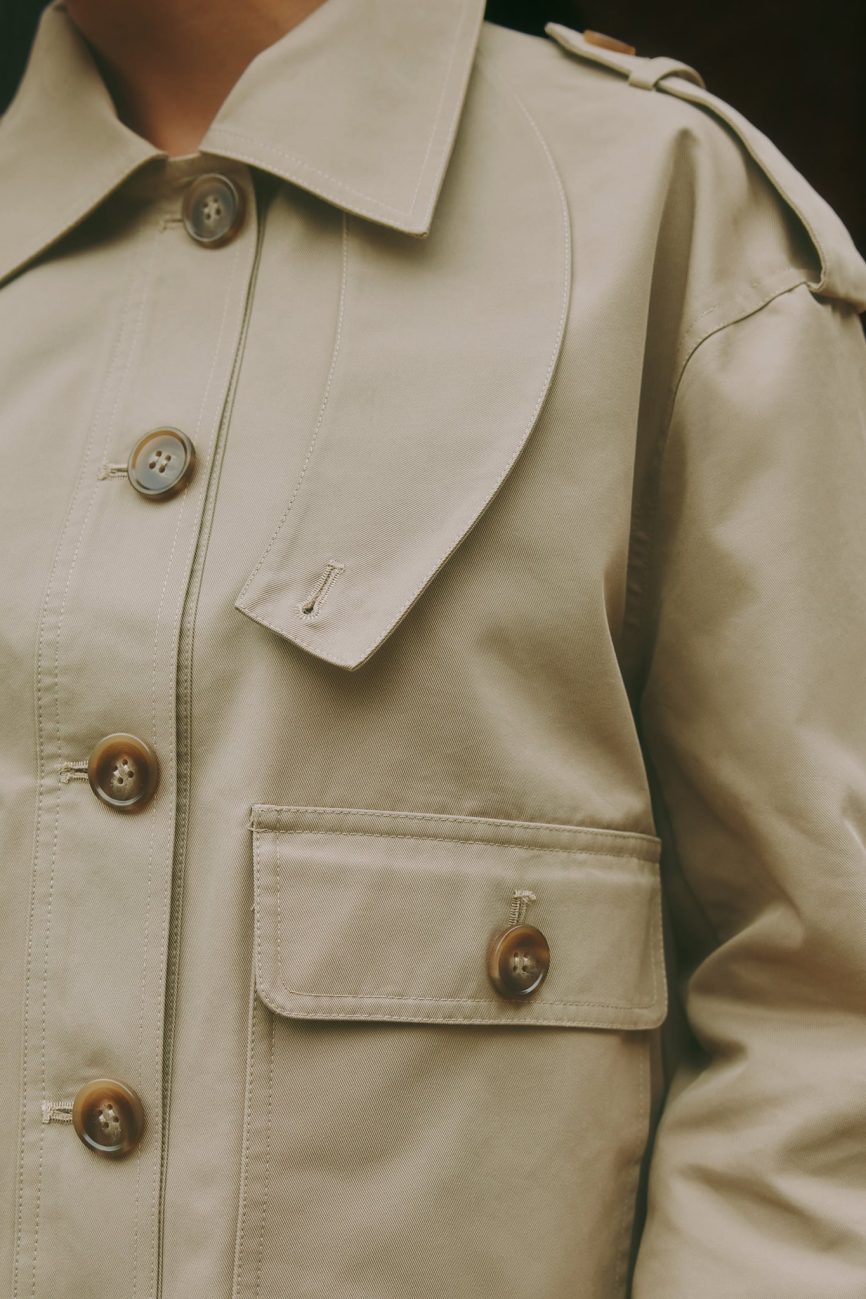 Short Trench Jacket