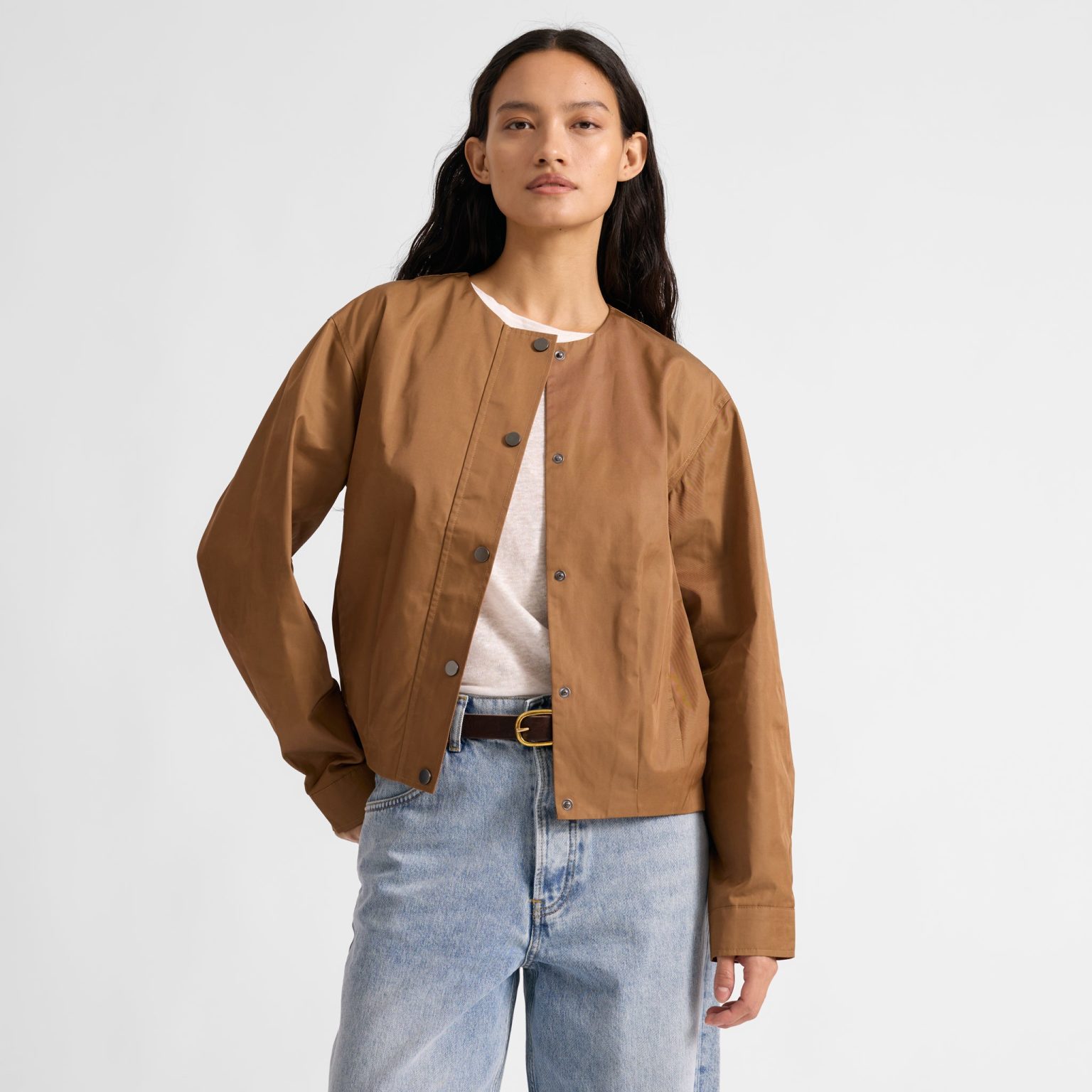 Pleat Hem Jacket